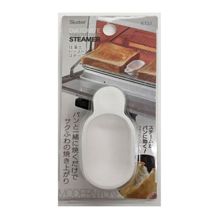 珪藻土トーストスチーマー パンと一緒に焼くだけ サクふわの焼き上がり 外はサクサク 中はふんわり Skater