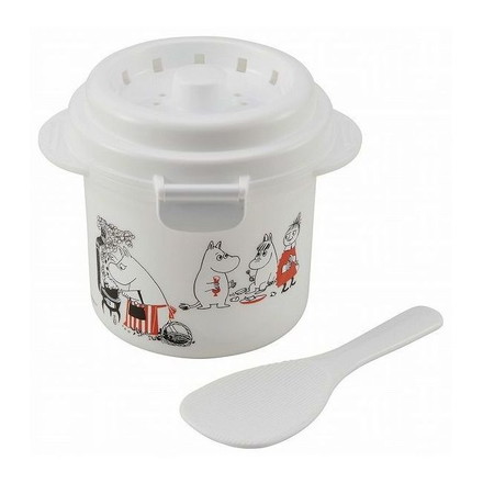 スケーター 電子レンジ炊飯器 ご飯メーカー 1合 すのこ付き ムーミン キッチン UDG1