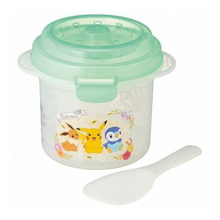 スケーター 電子レンジ炊飯器 ご飯メーカー 1合 すのこ付き ポケモン アンティーク UDG1