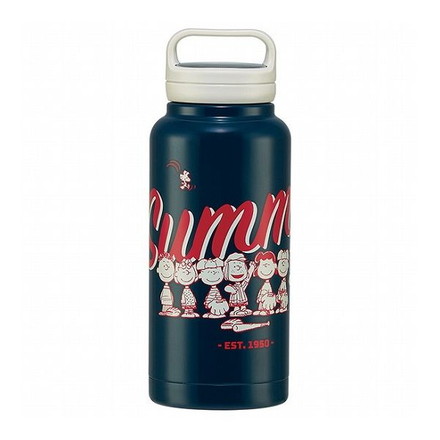 スケーター 保冷保温 スクリューハンドル付き ステンレス水筒 マグボトル 1000ml SNOOPY Skater