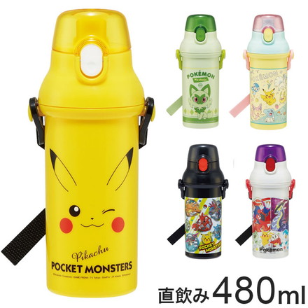 スケーター 水筒 ポケモン新柄 480ml PSB5SANAG ピカチュウF23