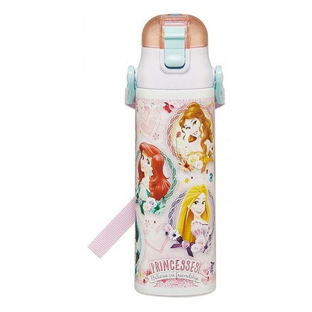 スケーター 超軽量 保冷 ステンレス 水筒 ボトル 直飲み 580ml プリンセス24 キャラクター かわいい 可愛い 子ども 子供 ランチ SDC6N Skater
