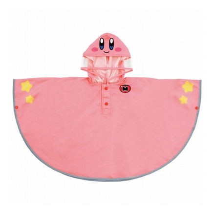 星のカービィ キッズ レインポンチョ なりきり 子供 合羽 雨具 フード付き キャラクター RAPO2N スケーター skater
