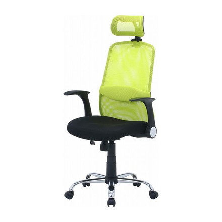 オフィスチェア パーソナルチェア グリーン 幅66×奥行64×高さ111.5~127.5cm