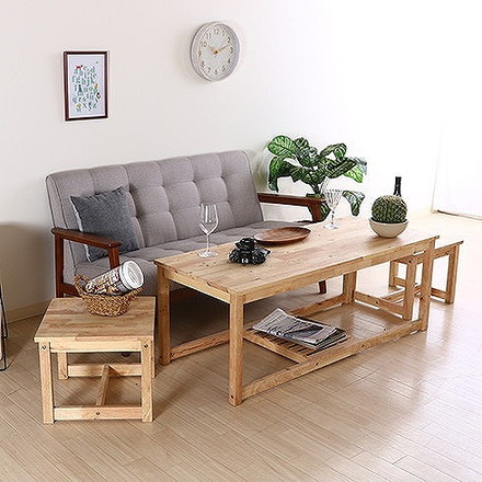 Natural Signature ネストテーブル W1200×D500×H450mm