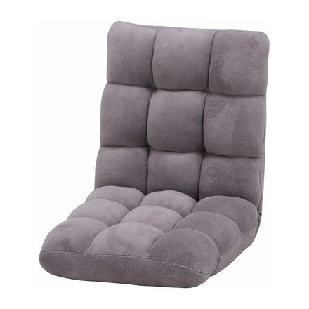 ふわもこ グレージュ 幅42×奥行57~98×高さ13~53cm 座面高 130mm