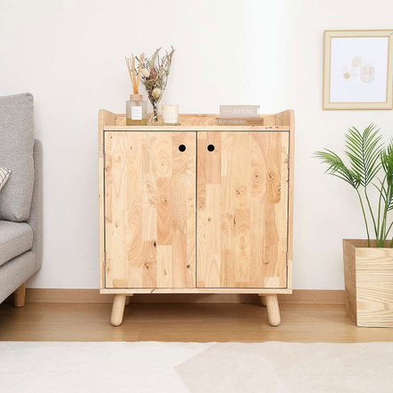 NS 壁面収納ユニット ボトムキャビネット 収納ラック 扉付き サイドボード コンパクト リビング