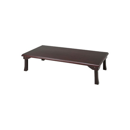 折脚和風座卓 W1500×D750×H340mm 天然木化粧繊維板(オーク材) 天然木(ラバー材)