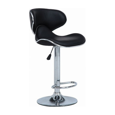 カウンターチェア シェル W480×D500×H840~1050mm 590~800mm 合成皮革 鋼