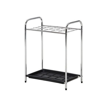 クロム傘立て W475×D285×H620mm スチール おしゃれ クロム