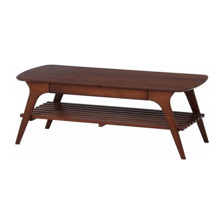 引出し付きセンターテーブル ブラウン 幅110×奥行50×高さ40cm 材質