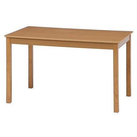 ダイニングテーブル W1200×D750×H720mm 天然木 MDF