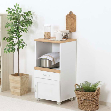 キッチンカウンター サージュ WH×NA 45幅(96817)