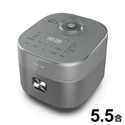 ティファール T-fal ザ・ライス遠赤外線IH炊飯器5.5合 メタリック RK880CJP 炊飯器 IH 多機能 電気炊飯器 炊飯ジャー IHジャー炊飯器 IH炊飯ジャー ジャー炊飯器