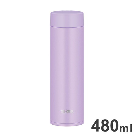THERMOS サーモス 真空断熱ケータイマグ JOQ-480 LV スポーツ飲料OK 丸洗ユニット パッキン一体構造 水筒 ボトル ラベンダー
