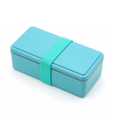 保冷剤一体型 ランチ GEL-COOL square L マカロンブルー 500ml ジェルクール ランチボックス お弁当箱 弁当箱 ランチ 三好製作所 0101-0269-73