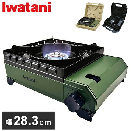 Iwatani カセットコンロ カセットフー タフまる プレート別売り CB-ODX-1-OL オリーブ