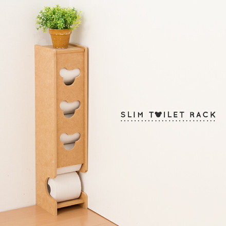 トイレラック スリム 幅14cm 奥行15cm 高さ61cm