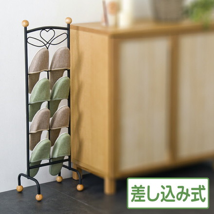 スリッパラック 差し込み式 スリッパ ルームシューズ 玄関収納 収納 RS-S2680 スリム 省スペース おしゃれ