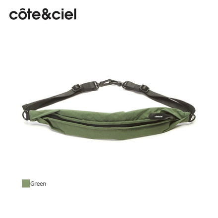 Cote&Ciel コートエシエル ボディバッグ ADDA Plus Komatsu Onibegie Nylon Green アダ ショルダーストラップ CC-29017 Green
