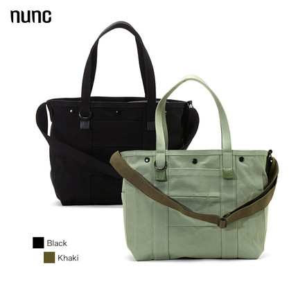 ヌンク パラフィン トートバッグ ショルダー 2WAY Paraffin Tote M nunc NN501010 NN501065 Black