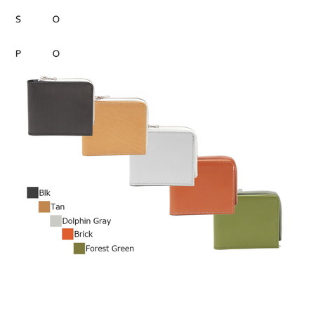 ソポ SOPO BILLFOLD L ZIP PURSE コインケース SO-07ss2403 TAN