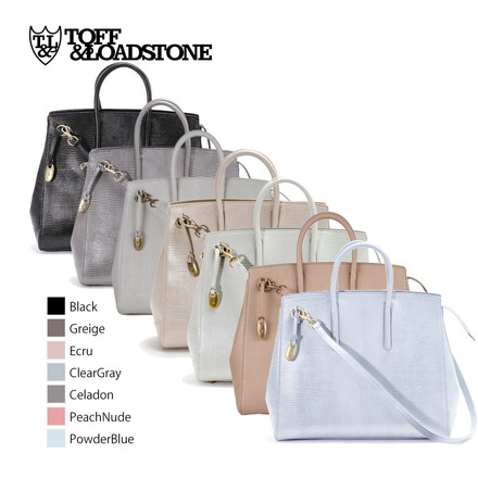 トフアンドロードストーン ジョリーリザード L ショルダー ハンドバッグ トートバッグ Women’s Jolie Lizard (L) TOFF&LOADSTONE TL-5250 Ecru(050)