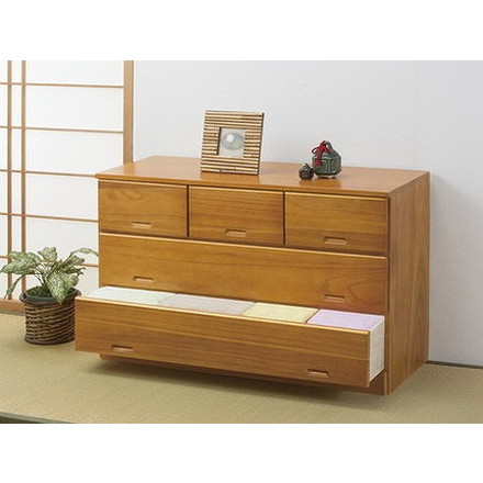 チェスト 総桐ハイチェスト 3段 5杯 桐たんす 衣類収納 箪笥 たんす 収納家具 リビング収納