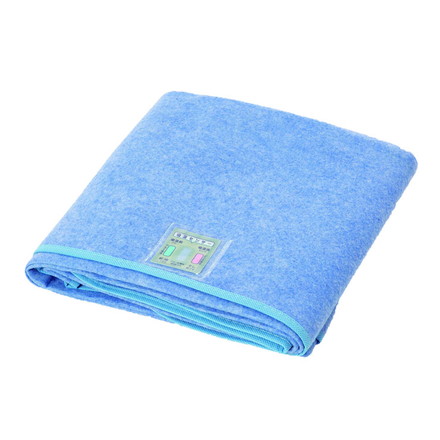 洗える防ダニ除湿シート2枚組 ブルー 吸湿センサー付き 洗濯可能