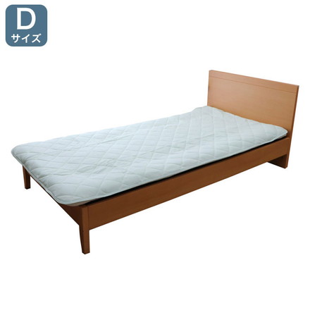 抗菌 敷パッド ダブル 140×205cm 青森ヒバエッセンス加工 敷きパッド 綿100%