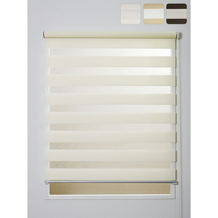 調光ロールスクリーン ブラインド シェード ロール インテリア 調光ロールスクリーンゼブライト アイボリー（L2049）