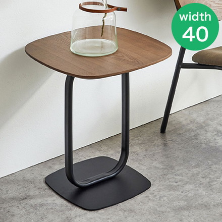 サイドテーブル 幅40cm ソファテーブル スチール脚 ラウンドテーブル 丸テーブル カフェテーブル テーブル 机 リビングテーブル 北欧 モダン