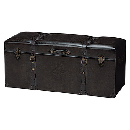 萩原 MC-6002DBR 収納スツール