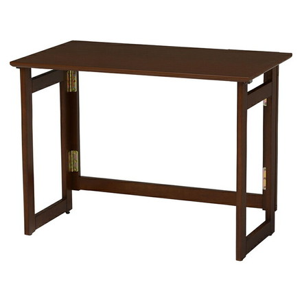 萩原 折りたたみテーブル VT-7811DBR テーブル 折り畳み式 簡単