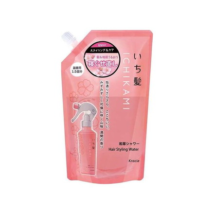 【単品2個セット】 クラシエ いち髪 髪&地肌うるおう寝ぐせ直し和草シャワー 詰替用