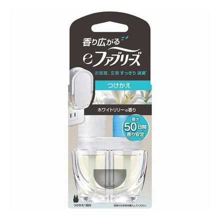 【単品2個セット】 eファブリーズ ホワイトリリ-の香り替 P&G 26ml