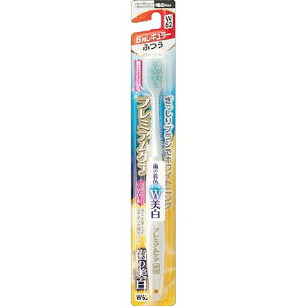 【16個セット】エビス B-3607M プレミアムケア歯の美白・6列レギュラー ふつう