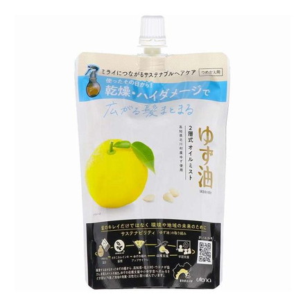 【単品12個セット】 ウテナ ヘアオイルミストYZ つめかえ