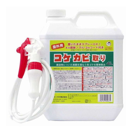 【単品4個セット】 トーヤク 業務用コケカビ取り 4L トーヤク 4L