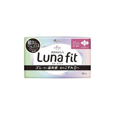 【単品12個セット】 エリス素肌のきもちルナフィット(多い昼用)羽つき 大王製紙