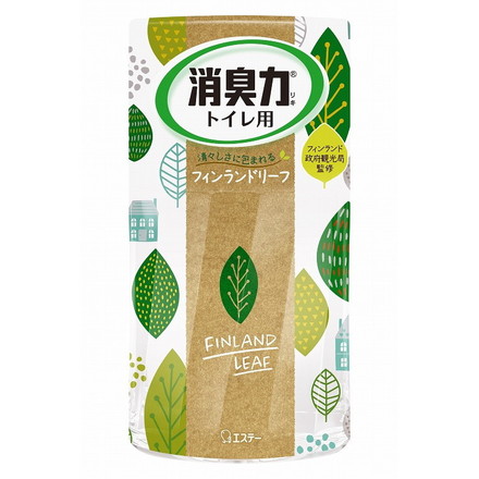 【単品9個セット】トイレの消臭力 フィンランドリーフ 400ml エステー