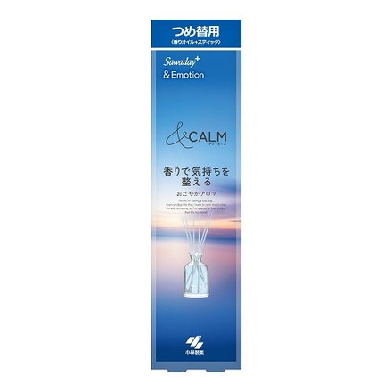 【単品5個セット】 小林製薬 Sawaday+&Emotionつめ替用おだやかアロマ