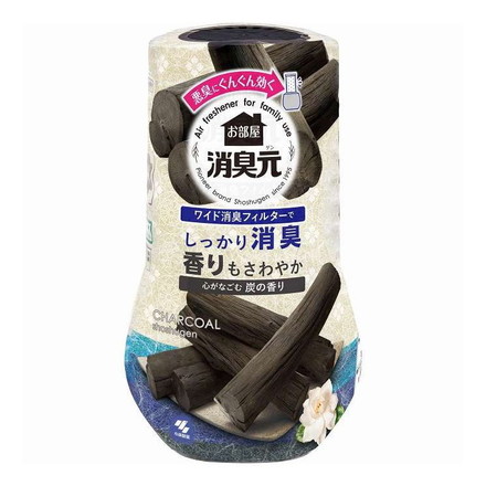 【単品10個セット】 お部屋の消臭元 心がなごむ炭の香り 小林製薬 400ml