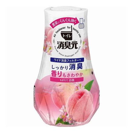 【単品8個セット】 トイレの消臭元 もぎたて白桃 小林製薬 400ml