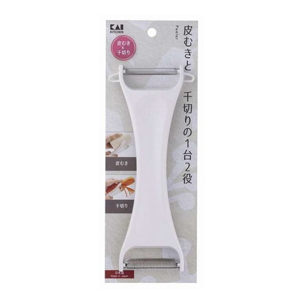 【単品2個セット】 KK 両用ピーラー 皮むき&千切り 貝印