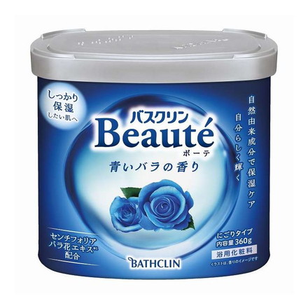 【単品6個セット】 バスクリン バスクリンボーテ 青いバラの香り 360G