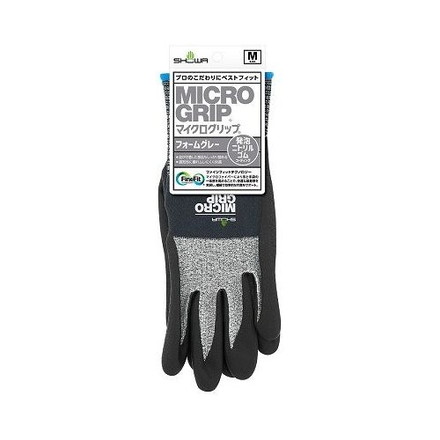 【単品20個セット】 ショーワグローブ #381 マイクログリップ フォームグレー M