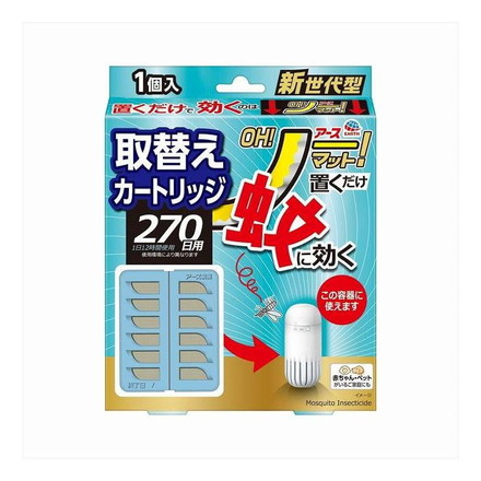 【単品8個セット】 アース OH!ノーマット 取替え 270日用 アース製薬 1個