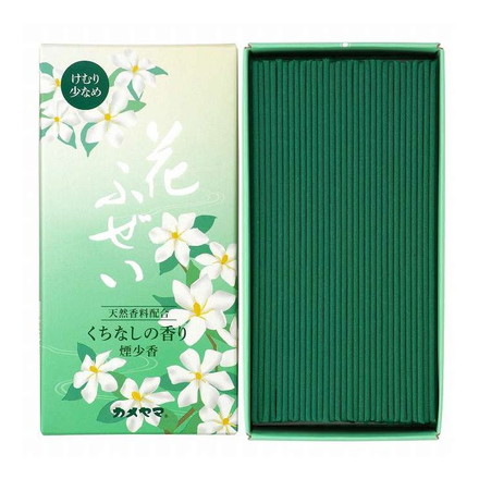 【単品6個セット】 花ふぜい くちなし 煙少香 カメヤマ 100g