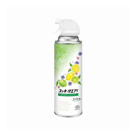 【単品5個セット】 アース製薬 スッキーリエア! トイレ用 みずみずしいシトラス 350mL